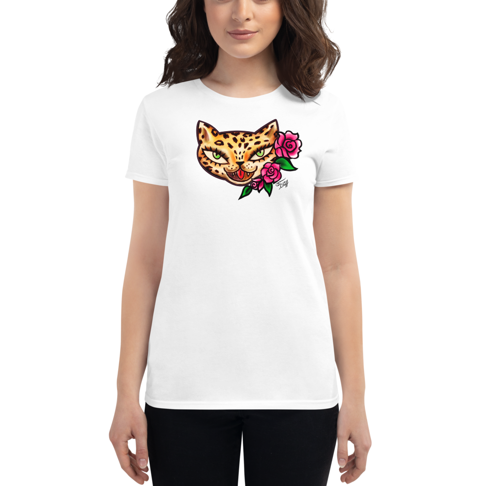 Leopard Kitty • Women's Tee