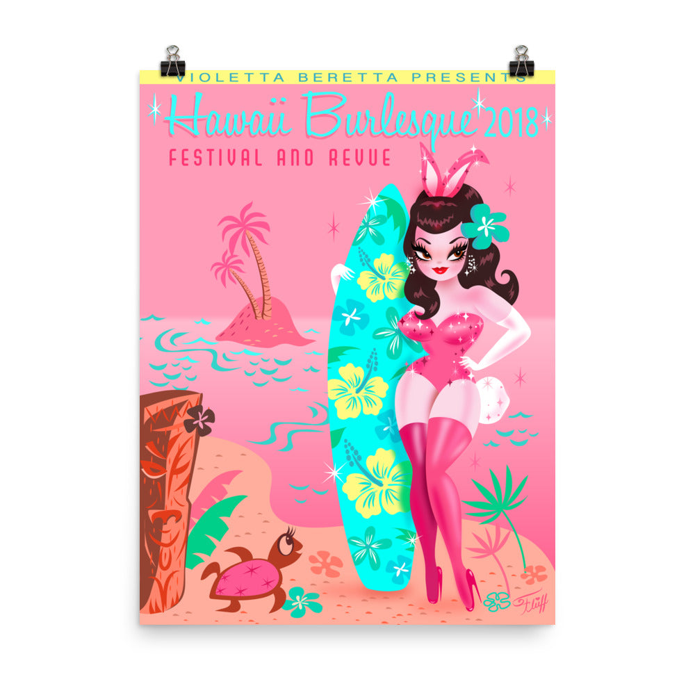 The Hawaii Burlesque Festival 2018 • Art Print