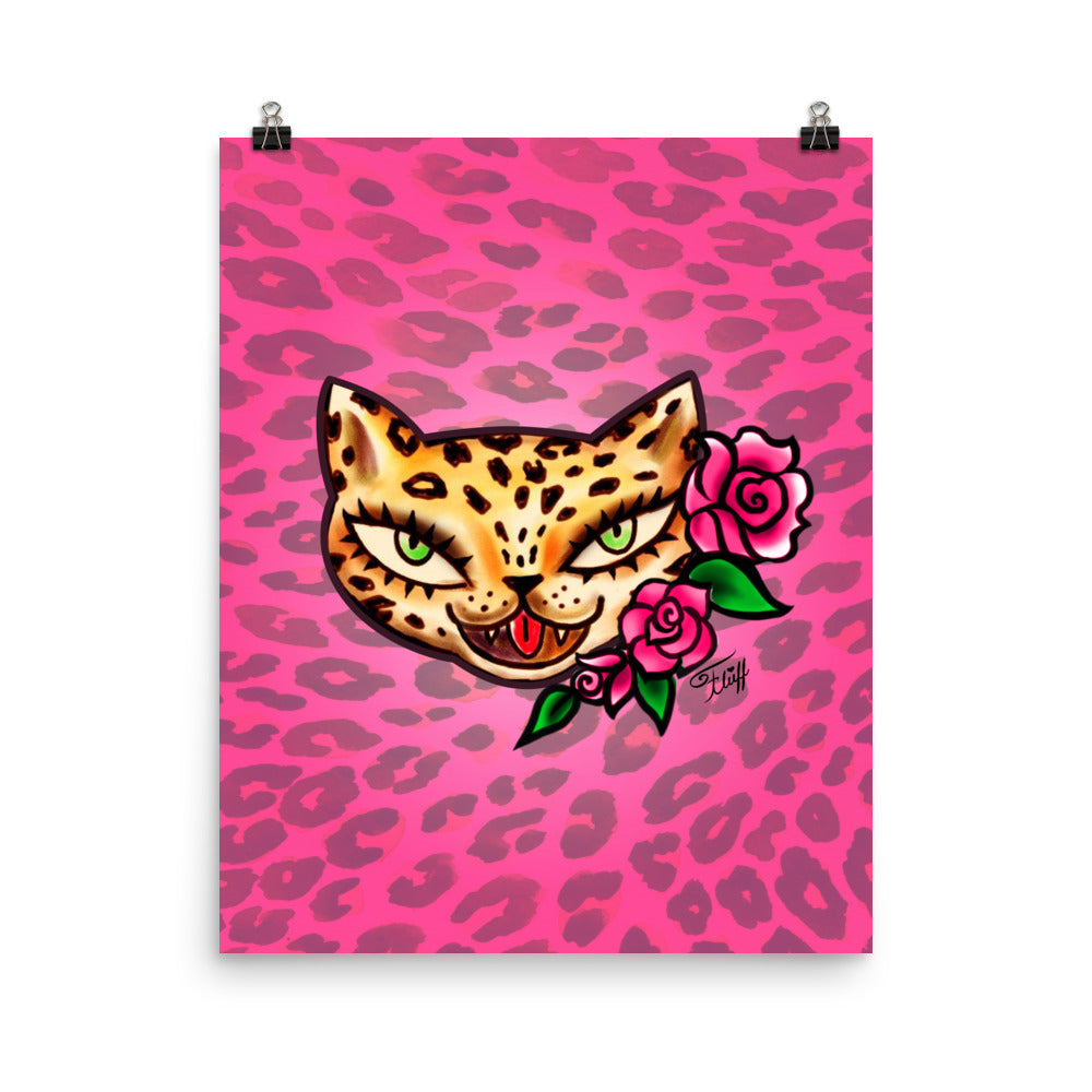 Leopard Kitty • Art Print