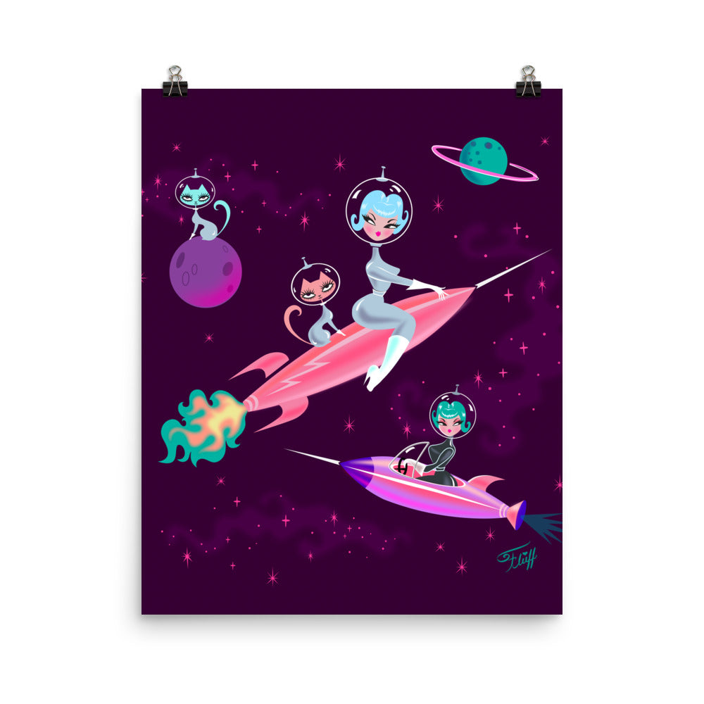 Rocket Girl • Art Print