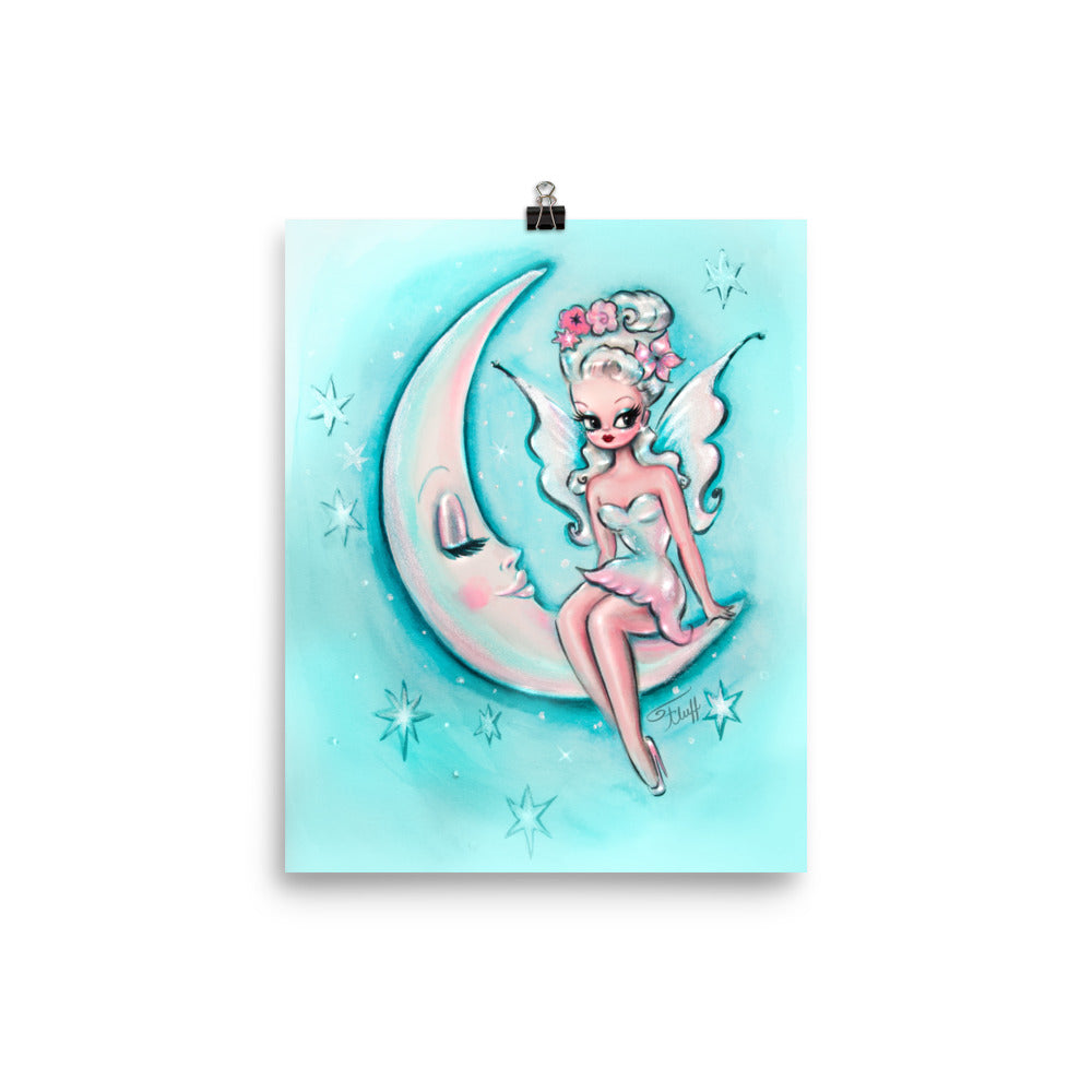 Fairy on the Moon • Art Print