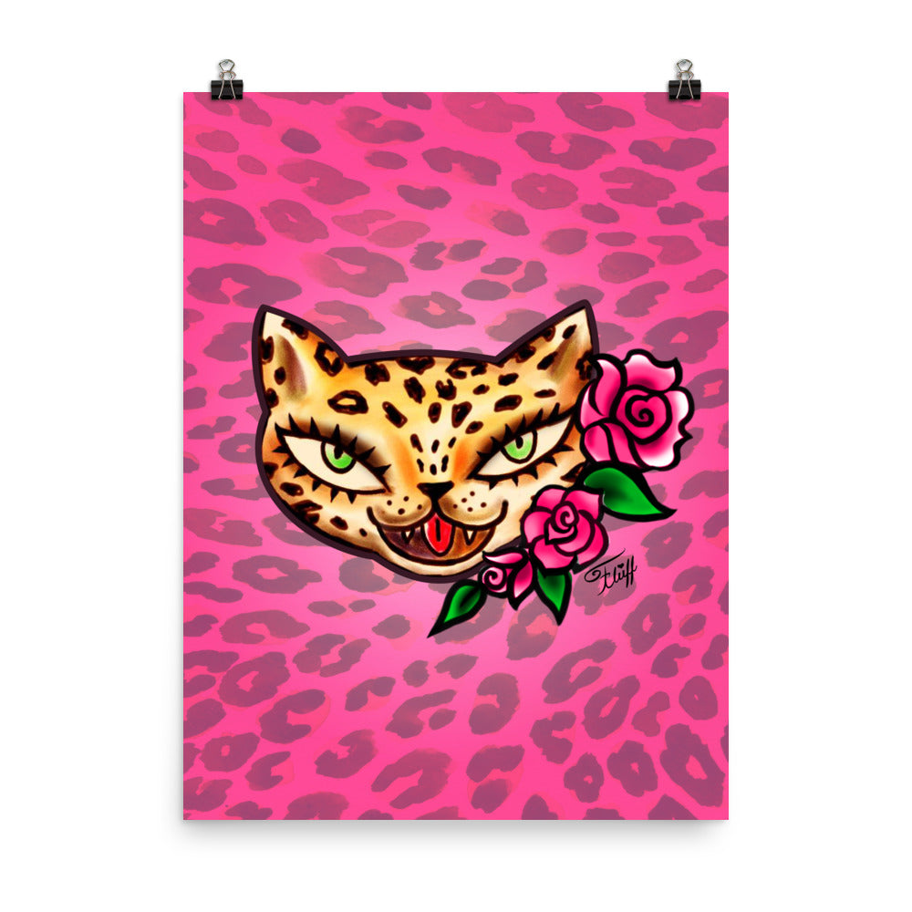 Leopard Kitty • Art Print