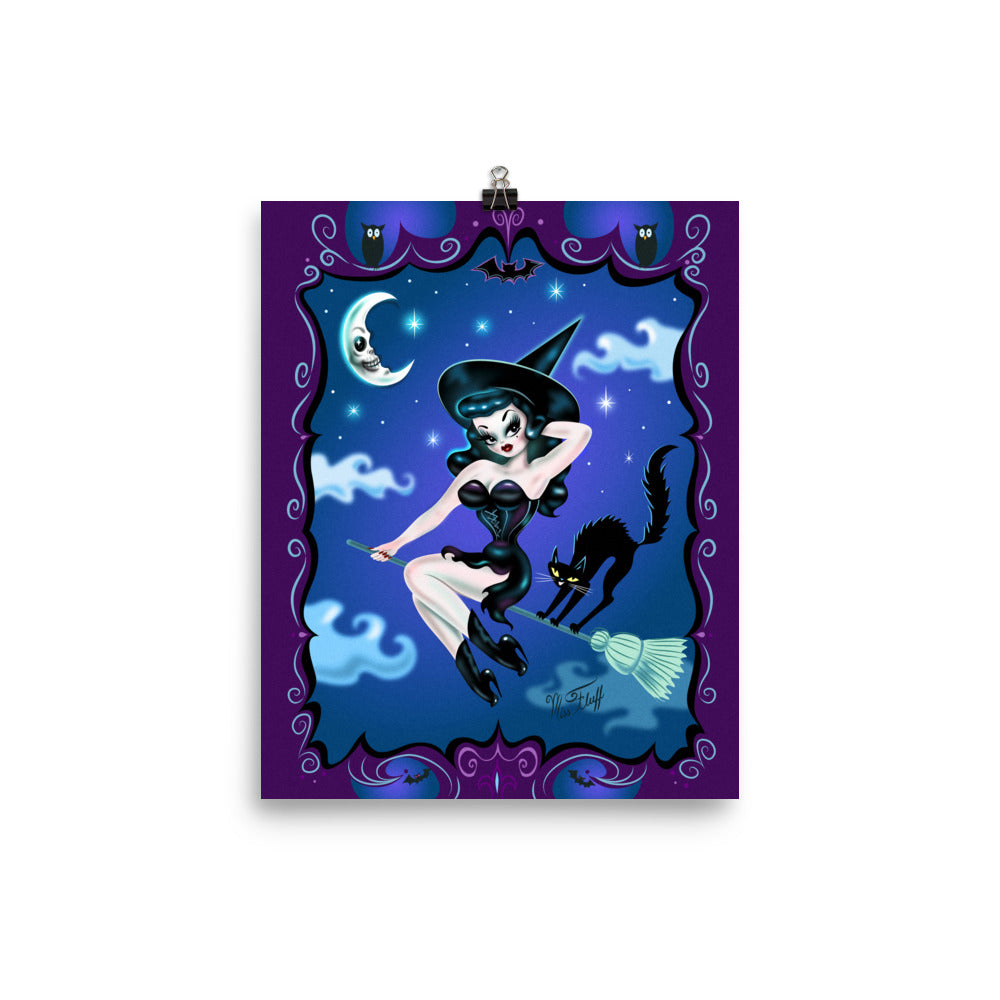 Hex Kitten Witch • Art Print