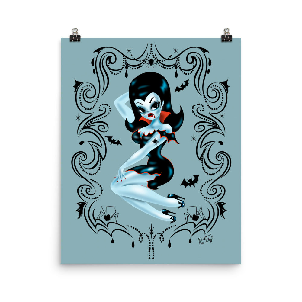 Glampire Pinup Vamp • Art Print