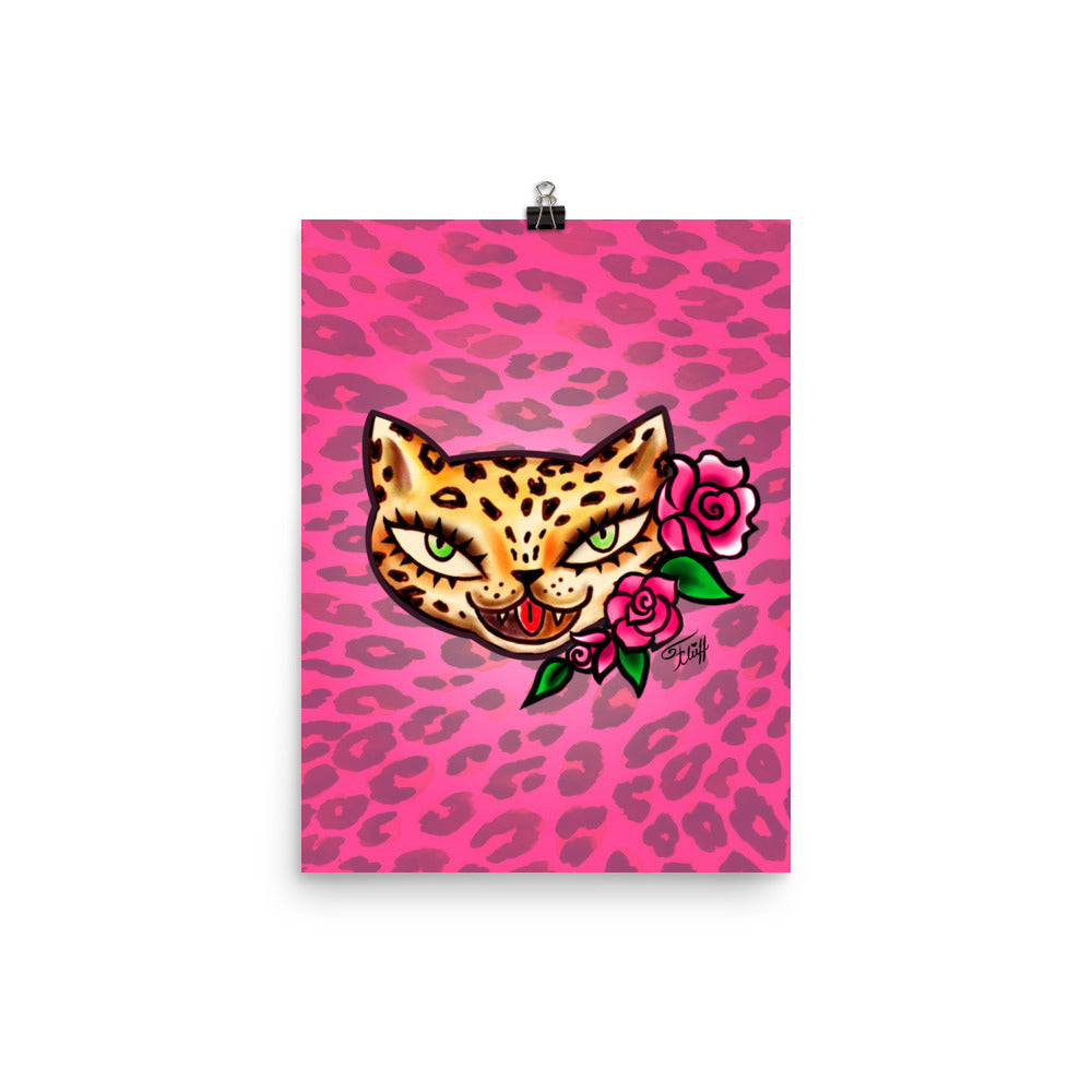 Leopard Kitty • Art Print