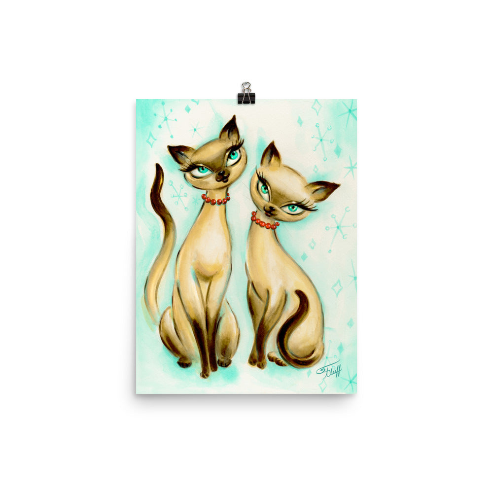 Siamese Cats • Art Print