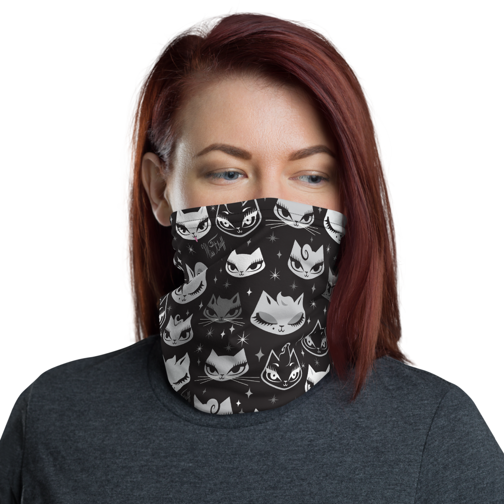 Billy Cats Black • Neck Gaiter Face Mask