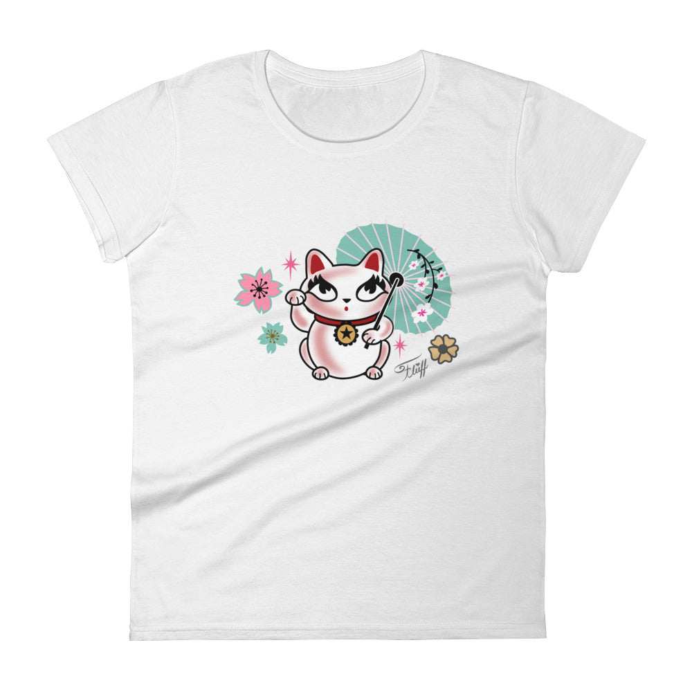 Lucky Kitty • Women's Short Sleeve T-Shirt