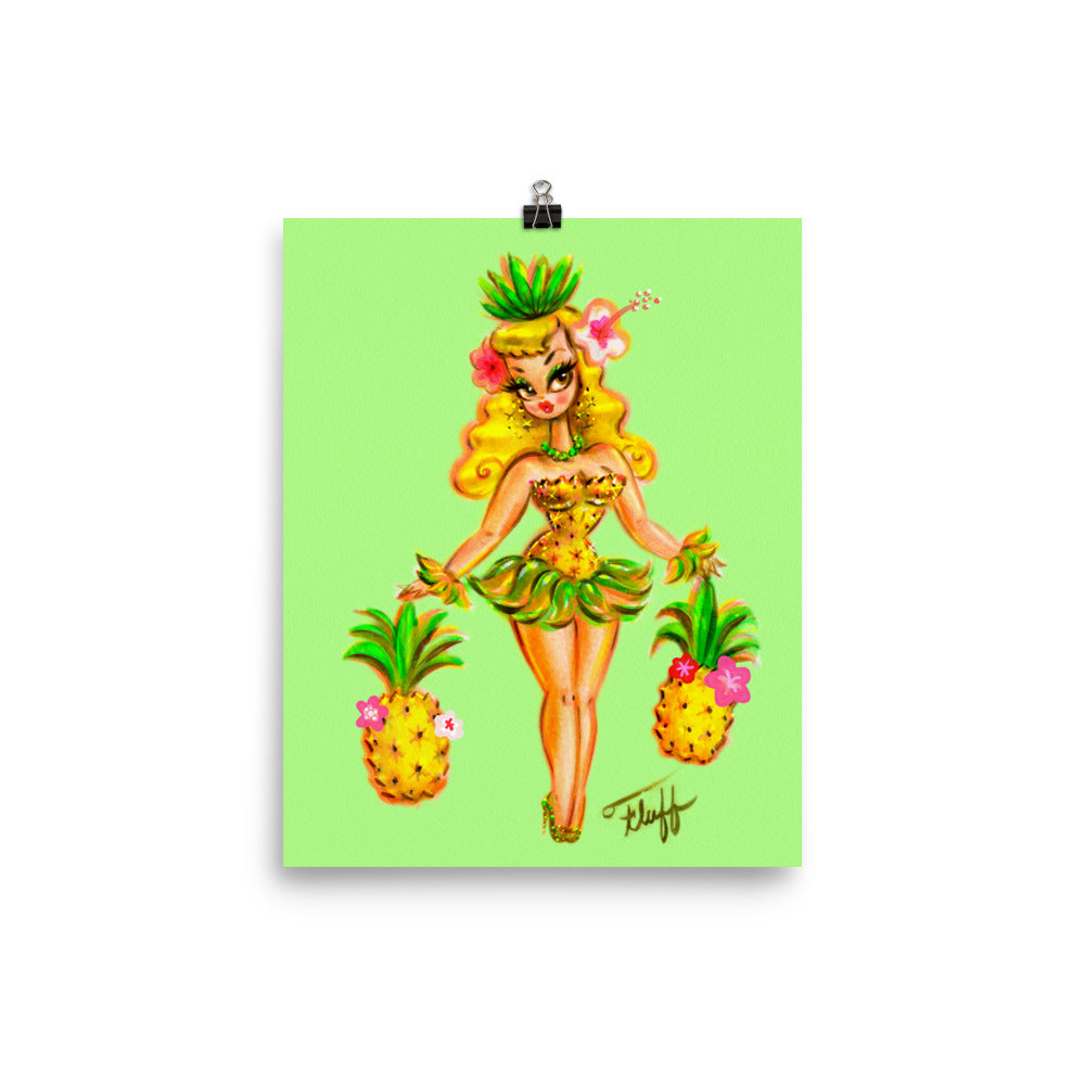 Pineapple Girl • Art Print