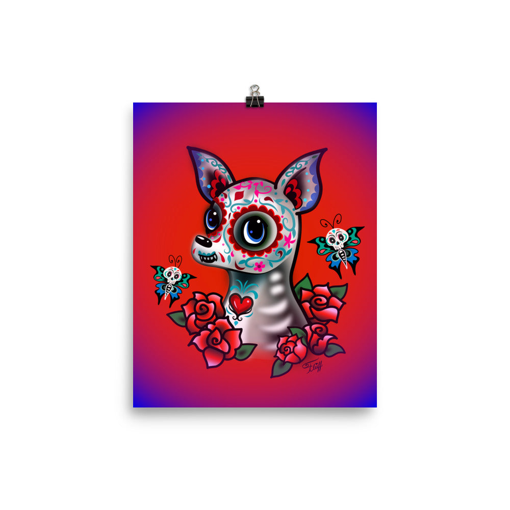 Sugar Skull Chihuahua • Art Print