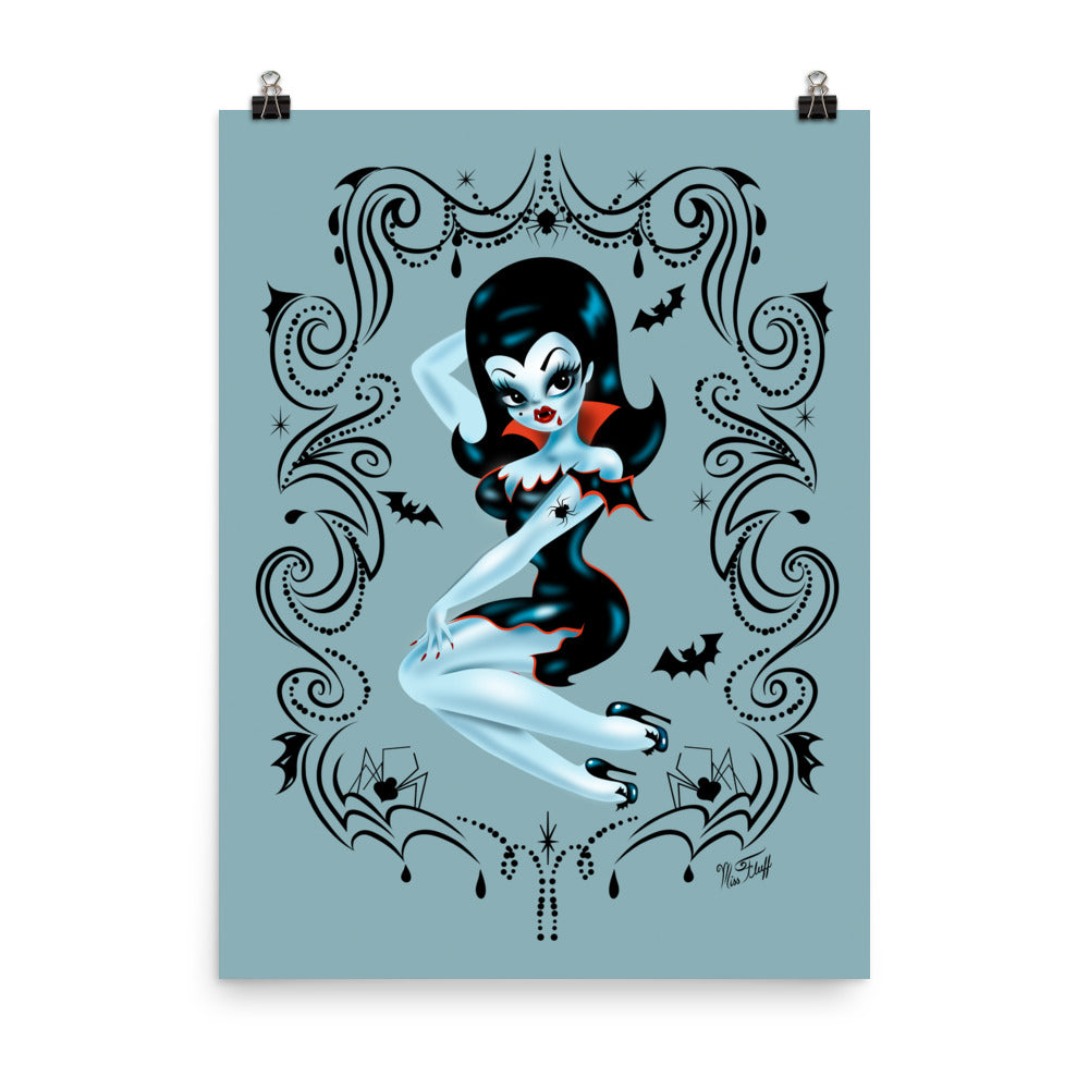 Glampire Pinup Vamp • Art Print