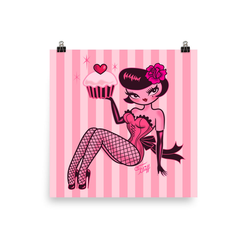 Cupcake Girl • Art Print