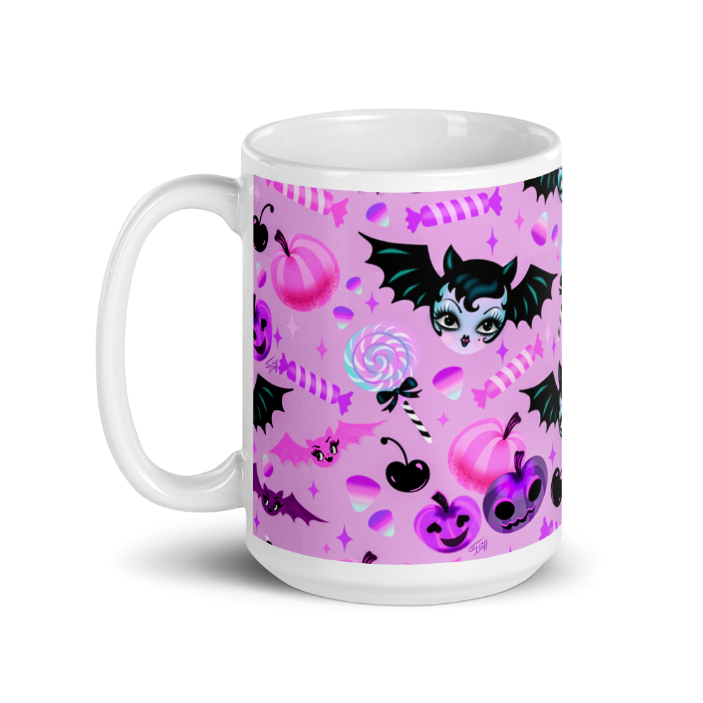 Vampire Dolly on Lilac • Mug 15oz