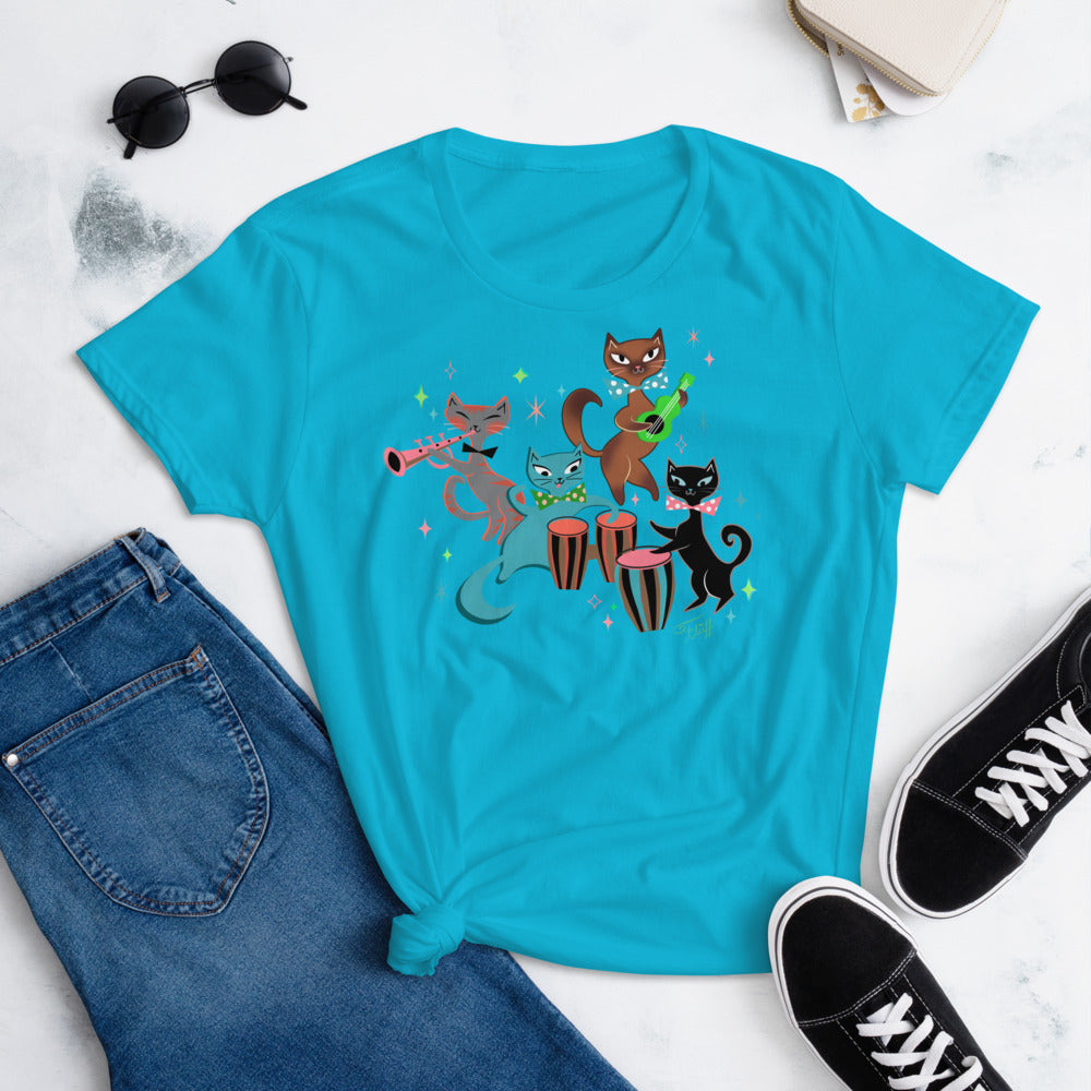 Mambo Kitties Band • Women's T-Shirt