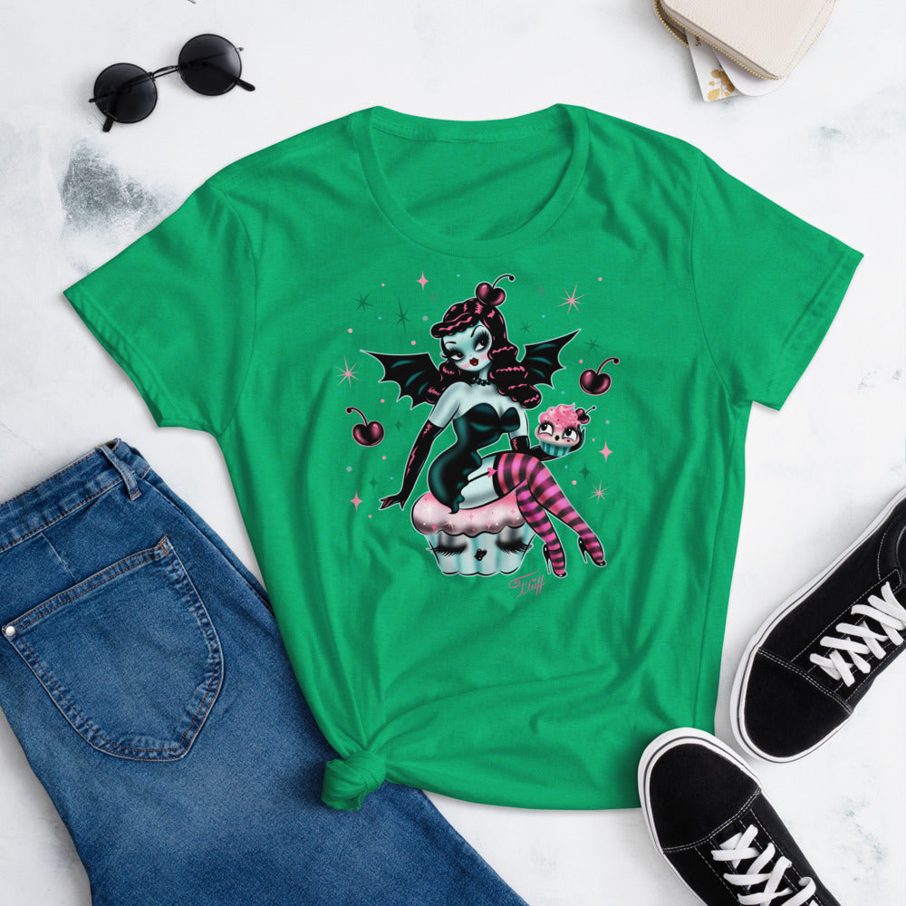 Spooky Cupcake Doll • Women's T-Shirt