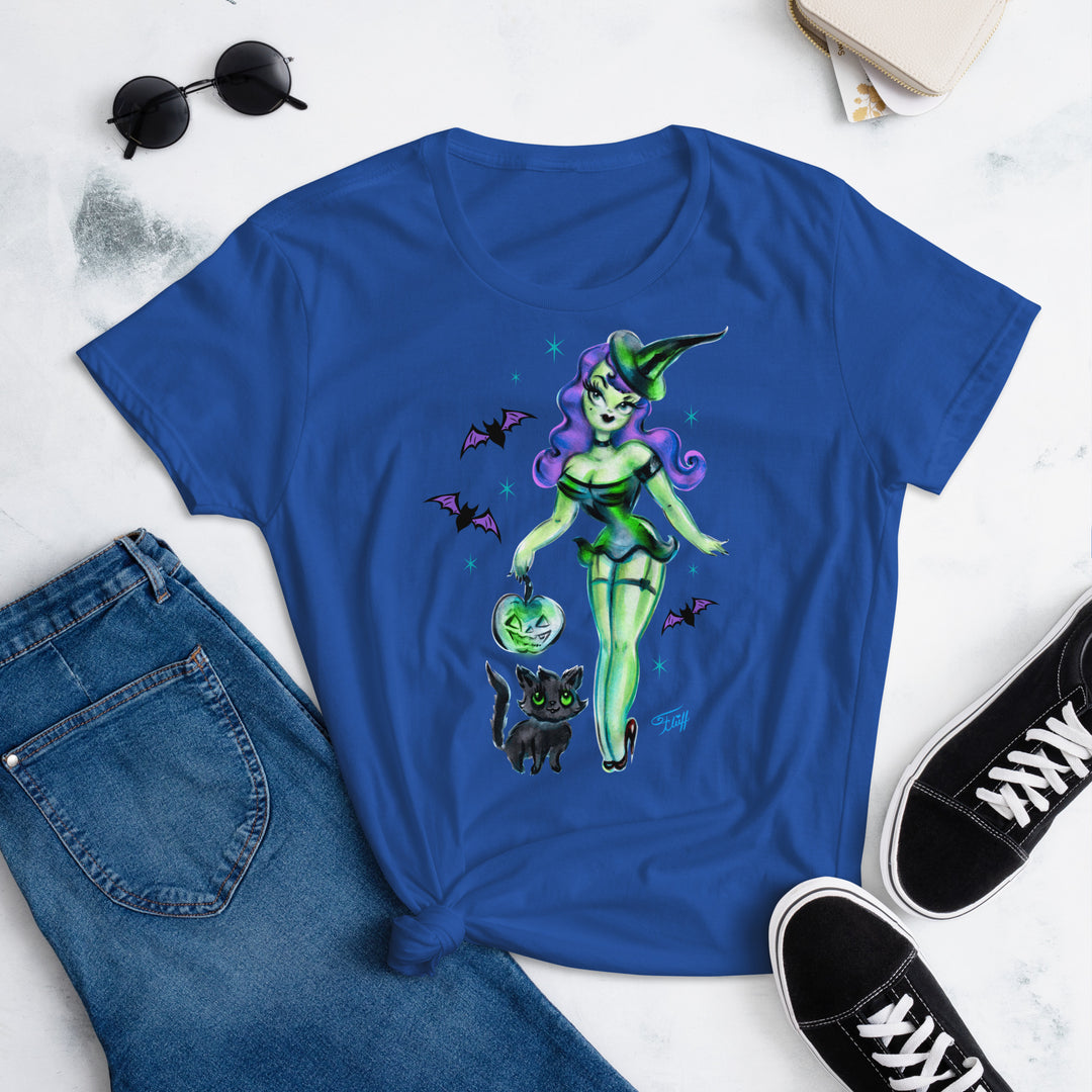 Cute Pinup Witch • Women's Relaxed Fit T-Shirt