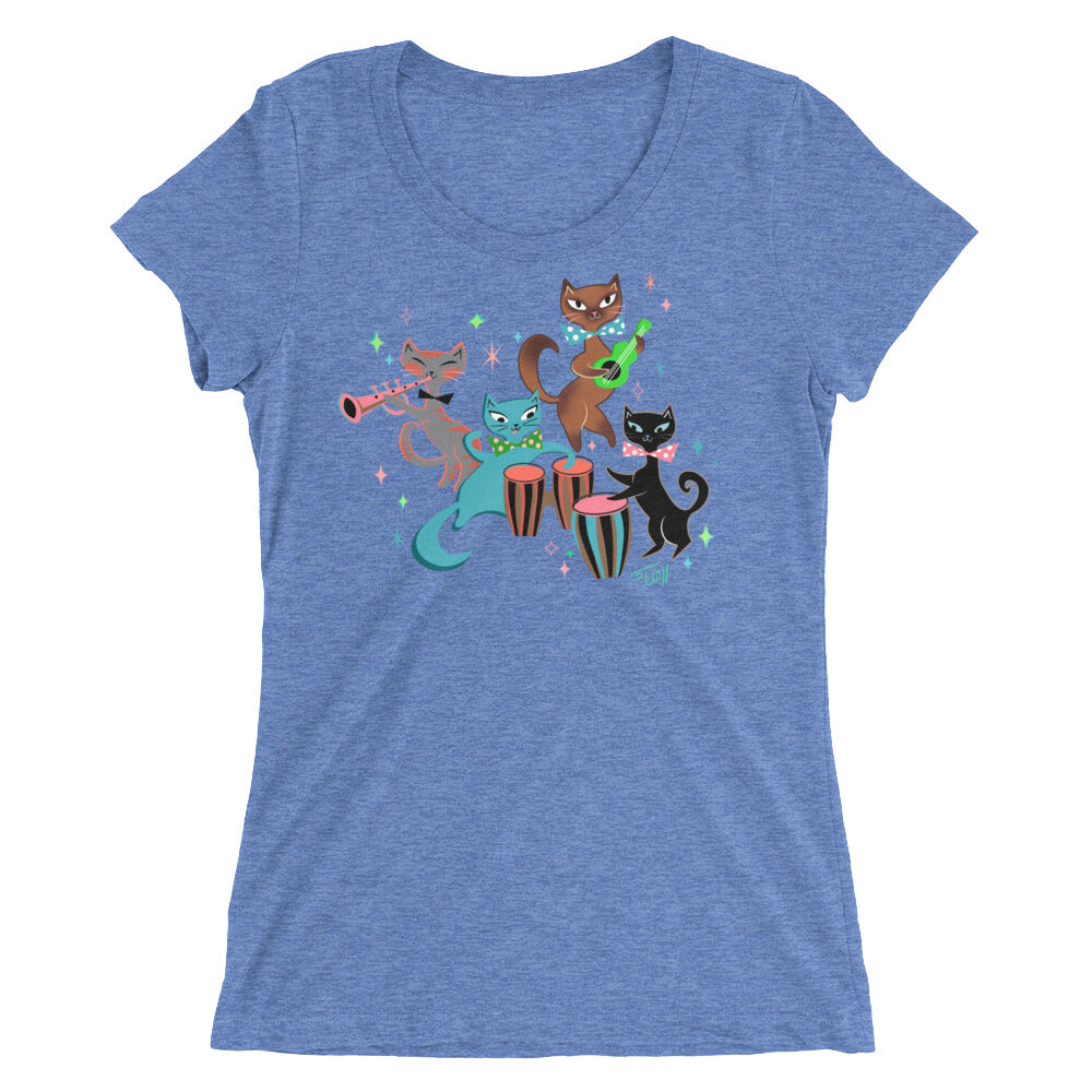 Mambo Kitties Band • Women's Slim Fit Tee