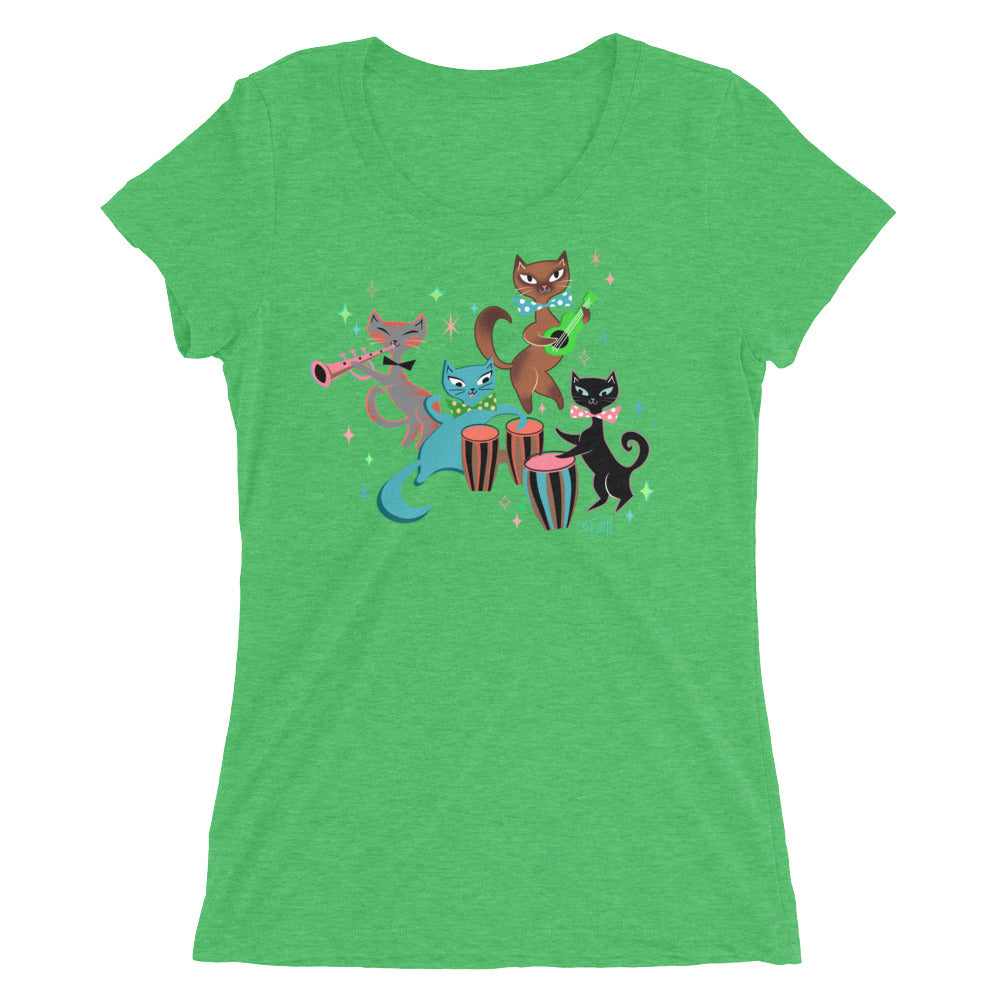 Mambo Kitties Band • Women's Slim Fit Tee